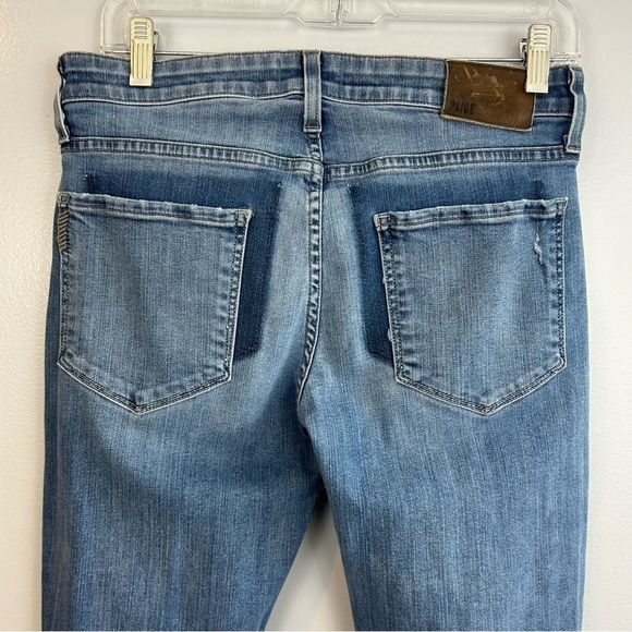 Paige Lennox Distressed Slim Fit Denim Jeans Size 29 - Picture 10 of 15